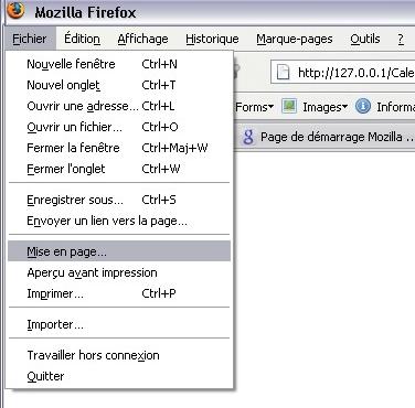MenuFirefox