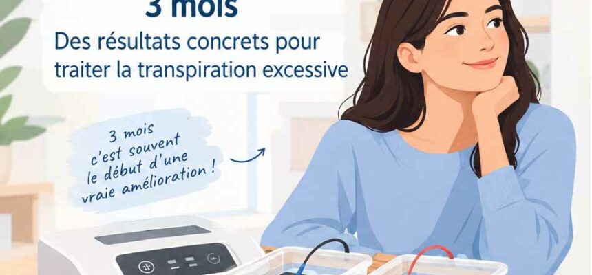 Ionophorèse après 3 mois