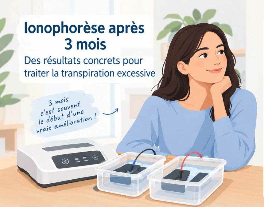 Ionophorèse après 3 mois